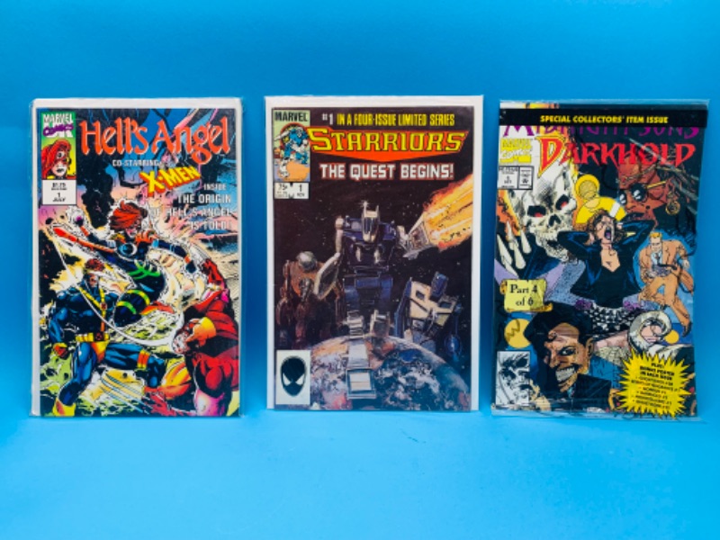 Photo 1 of 893900… 3 comics all #1’s in plastic sleeves 