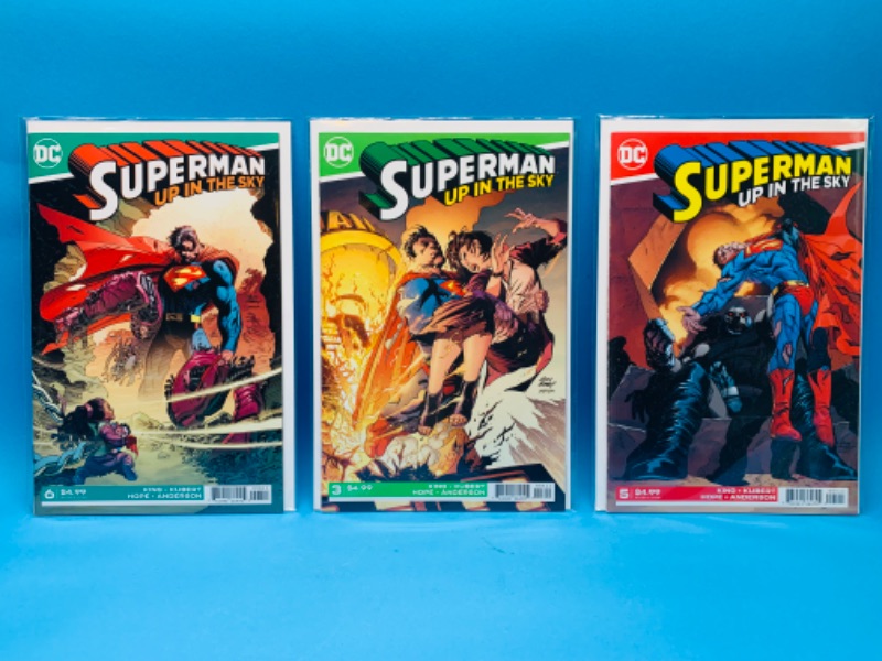 Photo 1 of 893911…3 Superman comics in plastic sleeves 