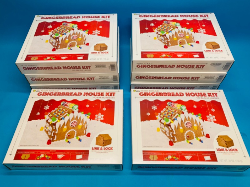 Photo 1 of 893999…8 ready to build gingerbread house kits