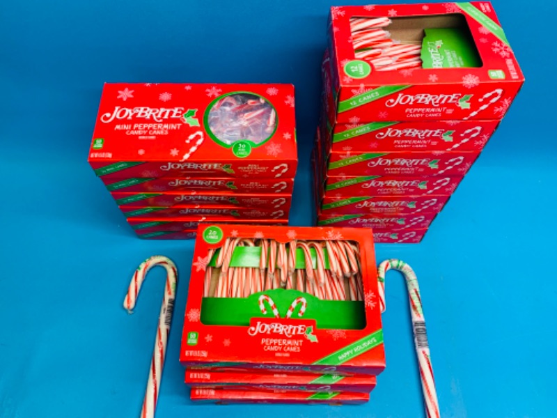 Photo 1 of 894001…326 peppermint candy canes - various sizes 