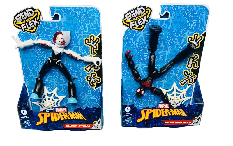 Photo 1 of 894045…2 marvel Spider-Man bend and flex toys 