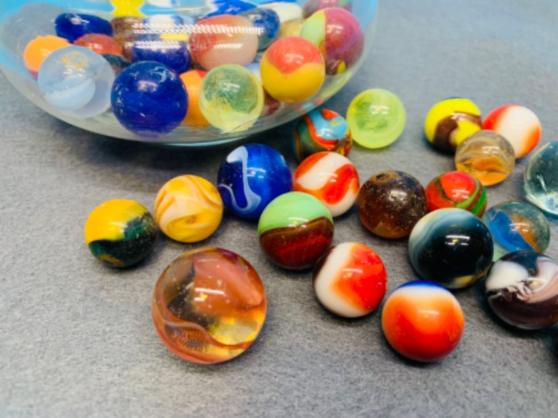 Photo 3 of 894157…over 60 vintage marbles 