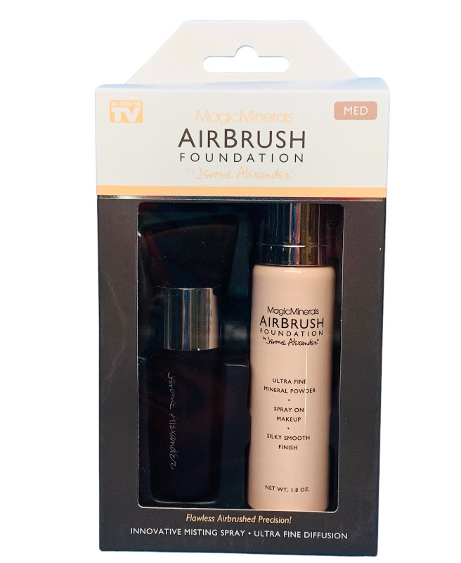 Photo 1 of 894235…Magic Minerals airbrush foundation infused with Jerome Alexander skincare makeup -medium 