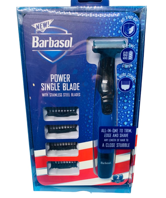 Photo 1 of 894244… Barbasol wet/dry powe single blade with guide combs 