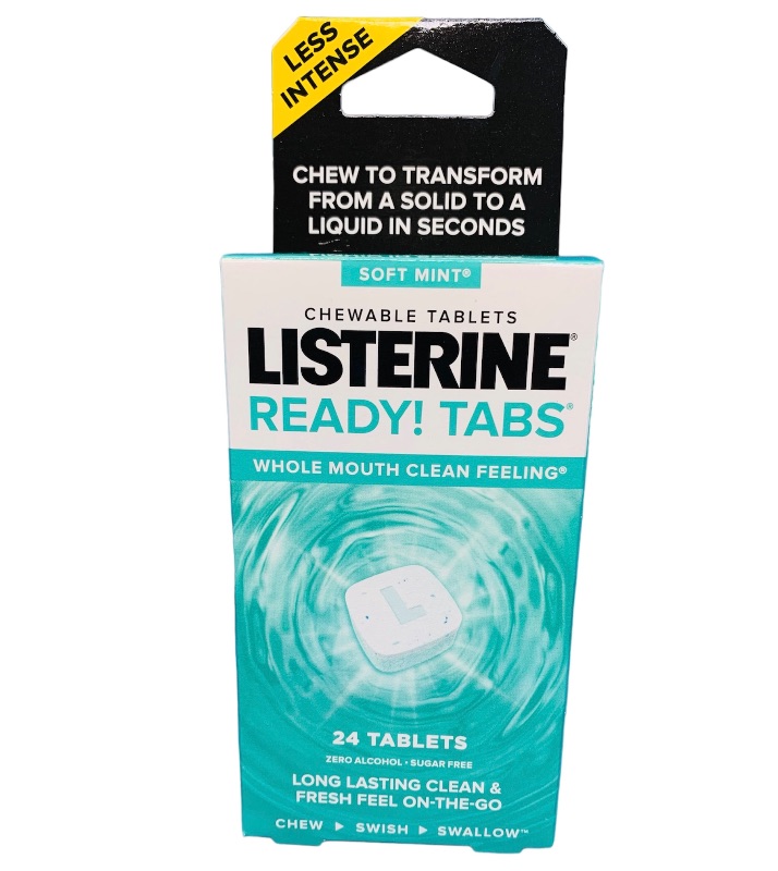 Photo 1 of 894256…Listerine ready tabs -chew-swish-swallow 