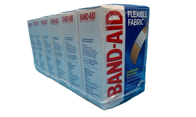 Photo 1 of 894280… 6 boxes of flexible fabric band aids 30 per box all one size 
