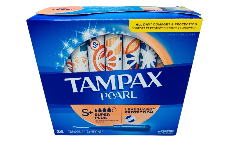 Photo 1 of 894284… 36 Tampax Pearl super plus tampons