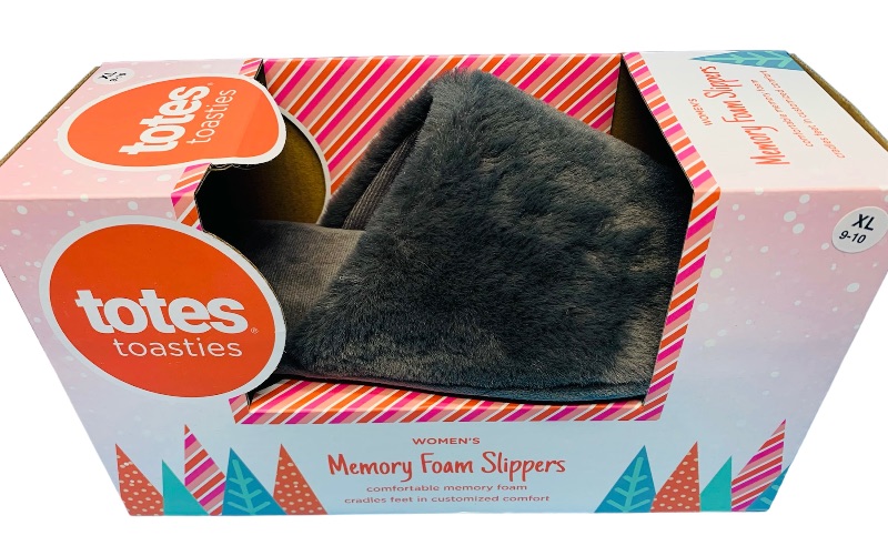 Photo 1 of 894295…  women’s size XL memory foam slippers totes toasties 9-10