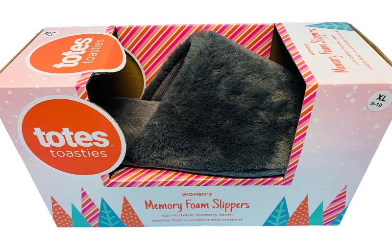 Photo 1 of 894295…  women’s size XL memory foam slippers totes toasties 9-10