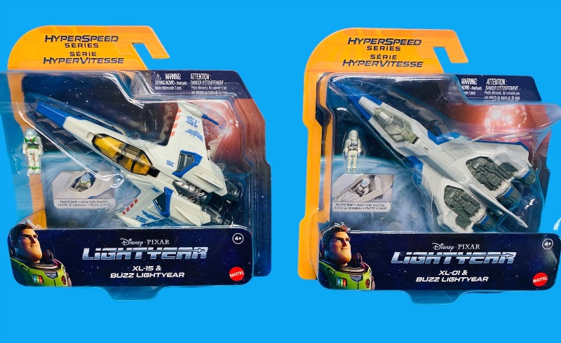 Photo 1 of 894337… 2 Disney Pixar Lightyear hyperspeed series plane toys 