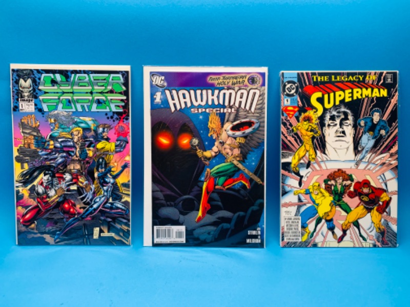 Photo 1 of 894361…3 comics all #1’s in plastic sleeves 