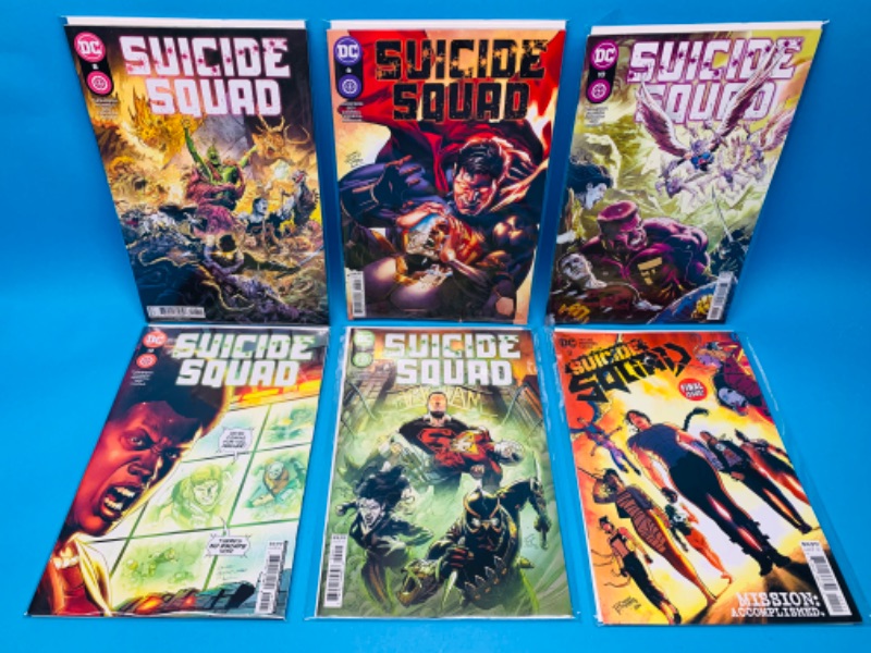 Photo 1 of 894366…6 suicide squad comics in plastic sleeves 