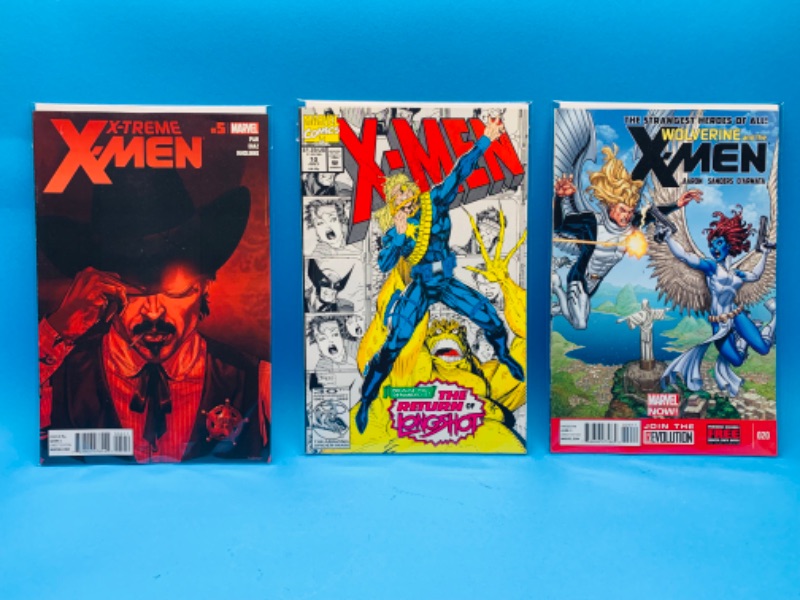 Photo 1 of 894378…3 X-men comics in plastic sleeves 