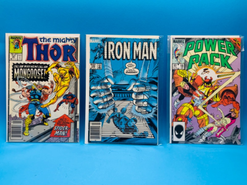 Photo 1 of 894396… 3 vintage comics in plastic sleeves 