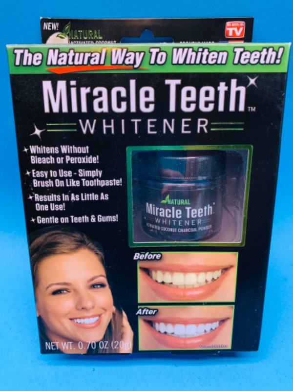 Photo 1 of 894480…Miracle Teeth whitener- natural activated coconut charcoal powder 