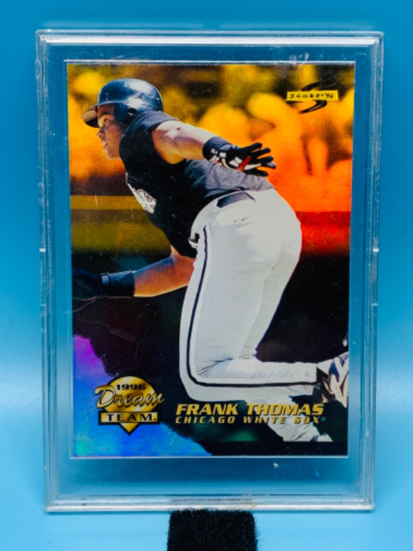 Photo 1 of 894490…1996 dream team Frank Thomas card 2 in hard plastic case 