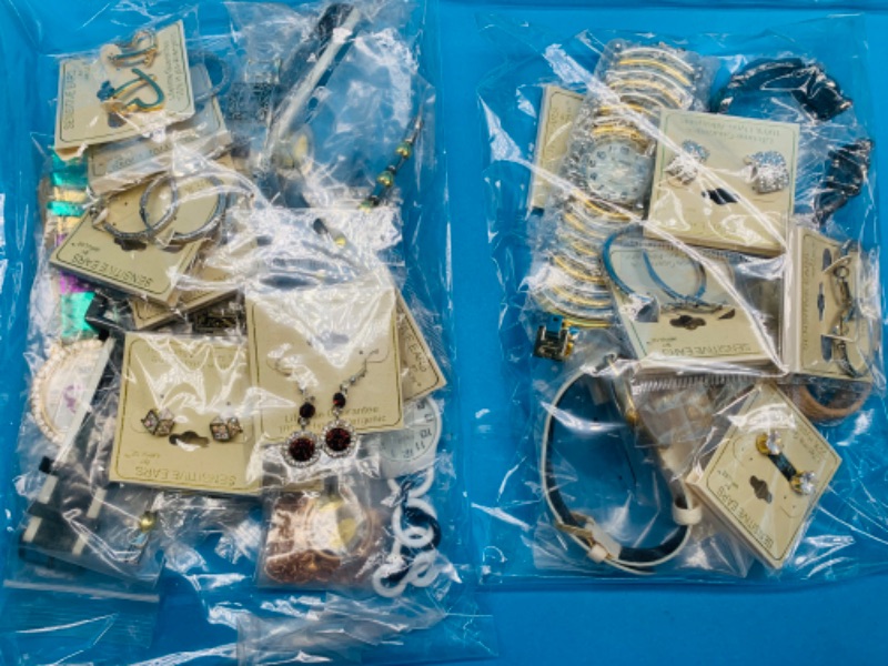 Photo 1 of 894503…5 pounds of fashion watches and earrings-watches need batteries replaced-costume jewelry 