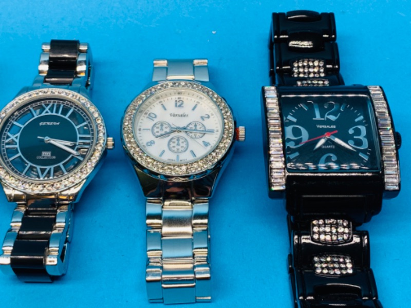 Photo 3 of 894513…5 mens fashion watches- will need batteries replaced 