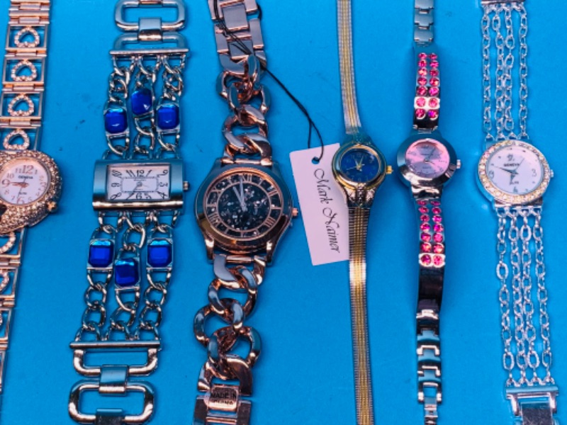 Photo 2 of 894516…8 ladies fashion watches-will need batteries replaced-costume jewelry 