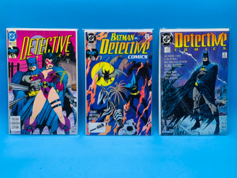 Photo 1 of 894542…3 Batman  comics in plastic sleeves 