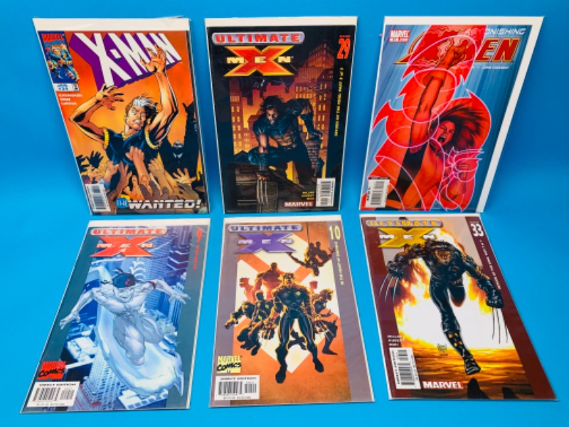 Photo 1 of 894558…6 X-men  comics in plastic sleeves 