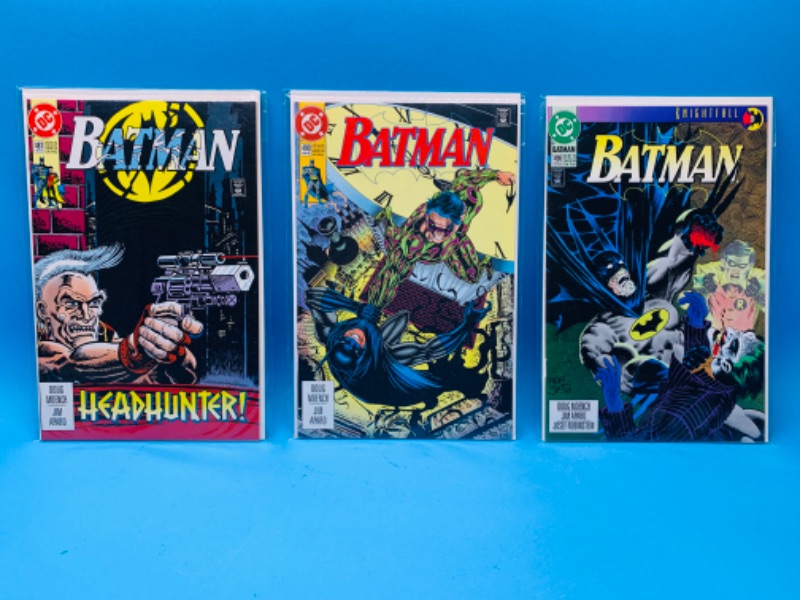 Photo 1 of 894559…3 Batman  comics in plastic sleeves 