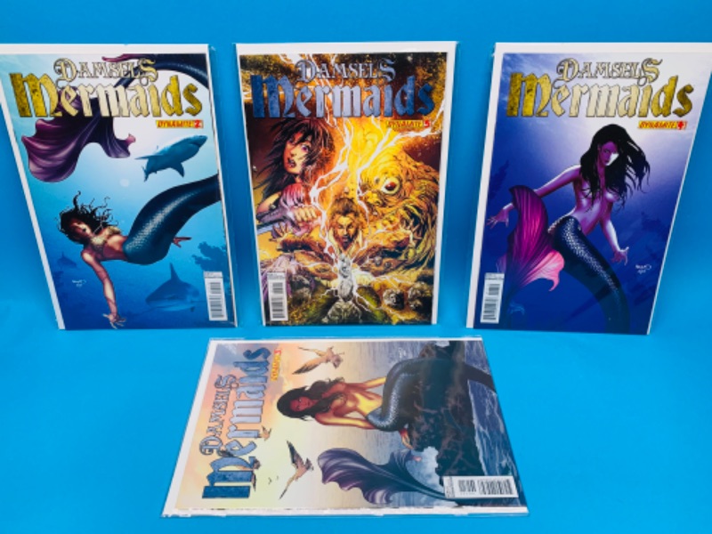 Photo 1 of 894565…4 mermaids  comics in plastic sleeves 