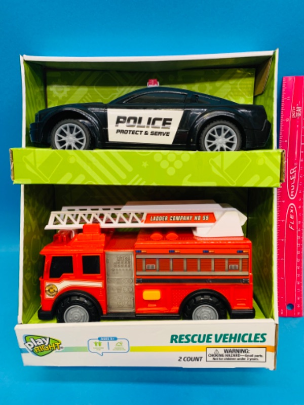 Photo 1 of 894611…plastic rescue vehicle toys 