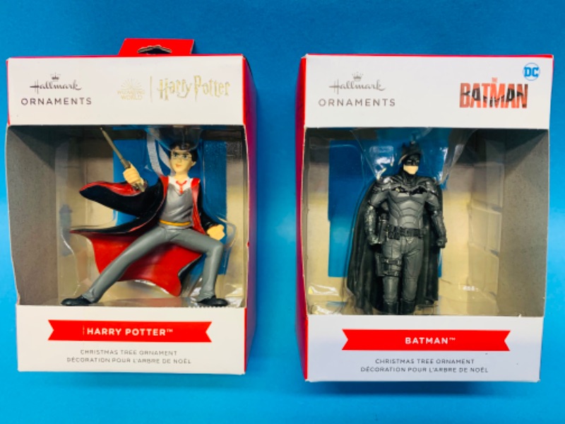 Photo 1 of 894642…hallmark ornaments-Harry Potter and Batman 