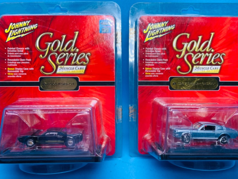 Photo 1 of 894681… 2Johnny Lightning Gold Series die cast  muscle cars