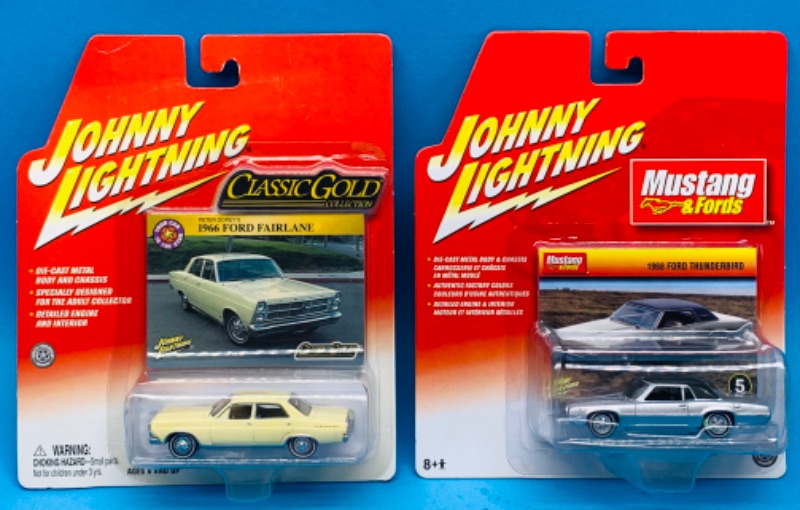 Photo 1 of 894685… 2Johnny Lightning die cast Ford cars