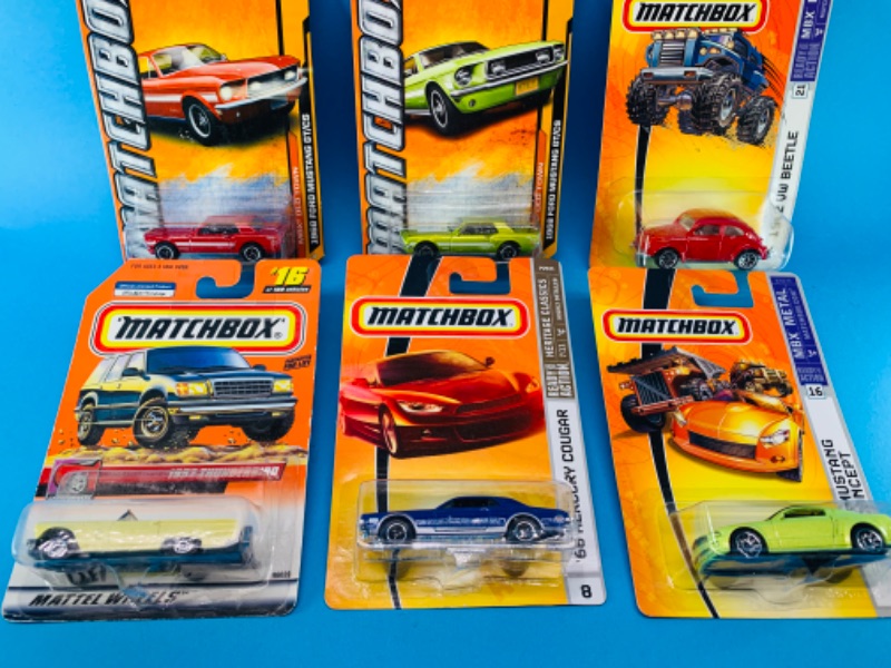 Photo 1 of 894702…6 matchbox die cast muscle cars