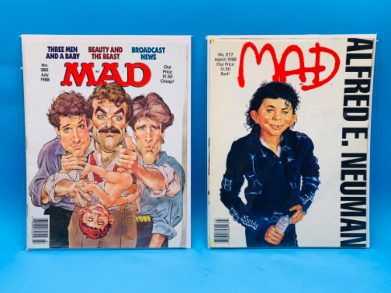 Photo 1 of 894816…2 vintage specialty  MAD magazines in plastic sleeves 