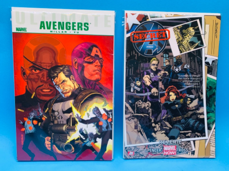 Photo 1 of 894826…2 Avengers softcover books in plastic sleeves 