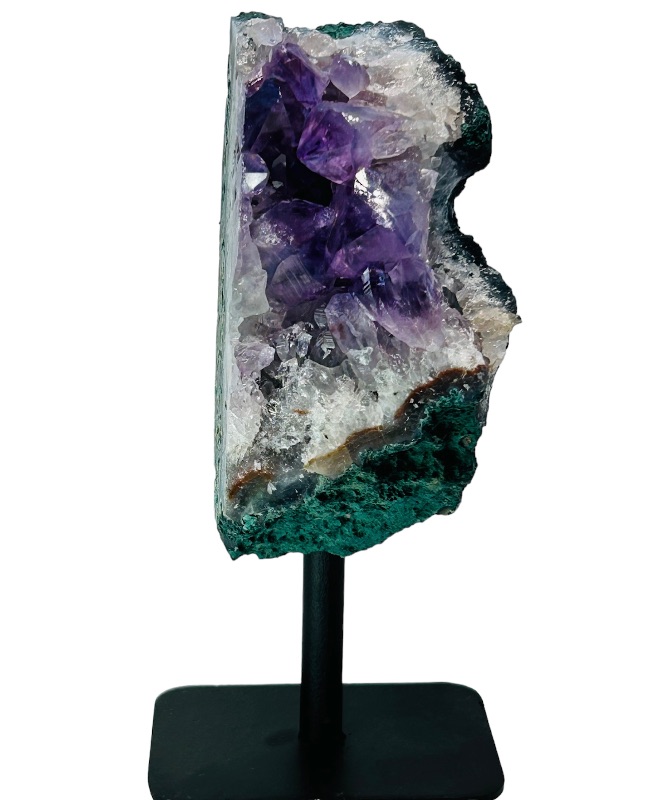 Photo 1 of 894916…6”  amethyst crystal rock on stand - height includes display stand 