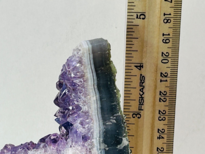 Photo 5 of 894918…4.5”  amethyst crystal rock on stand - height includes display stand 