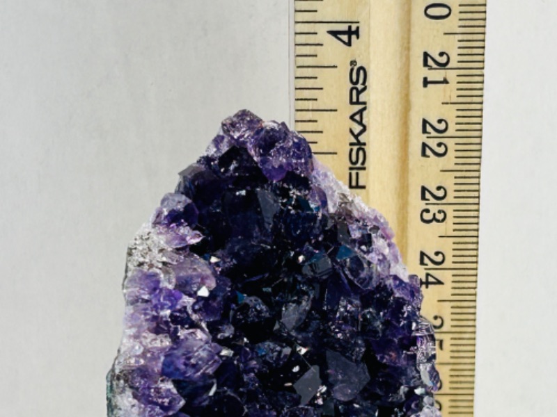 Photo 2 of 894920…4”  amethyst crystal geode 