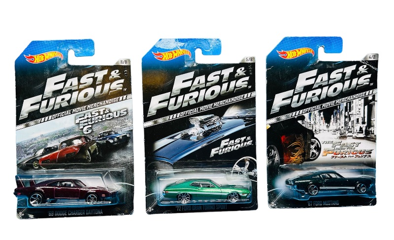 Photo 1 of 894934…3 Fast and Furious die cast cars 