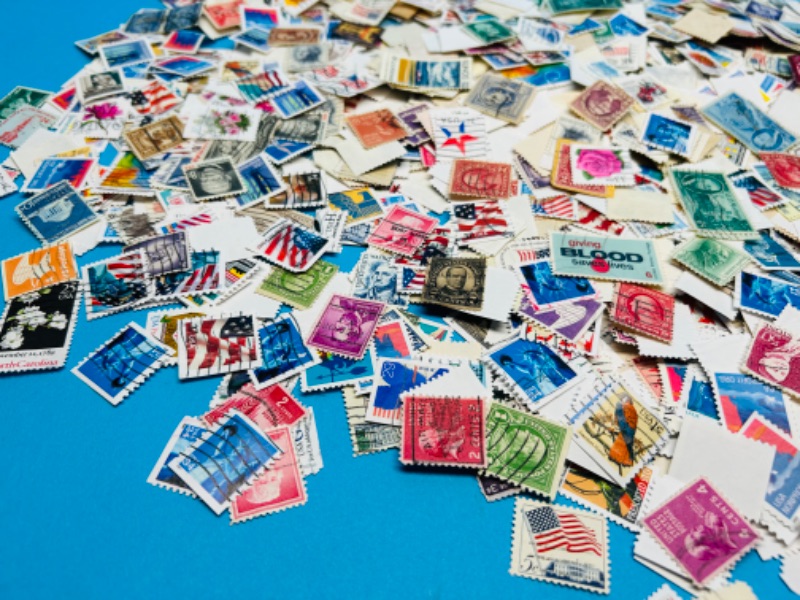 Photo 6 of 894956…hundreds of used stamps 