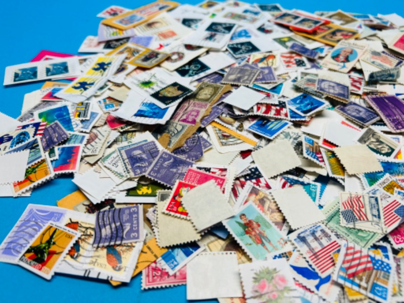 Photo 4 of 894957… hundreds of used stamps 