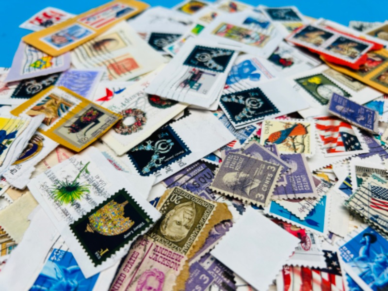 Photo 3 of 894957… hundreds of used stamps 