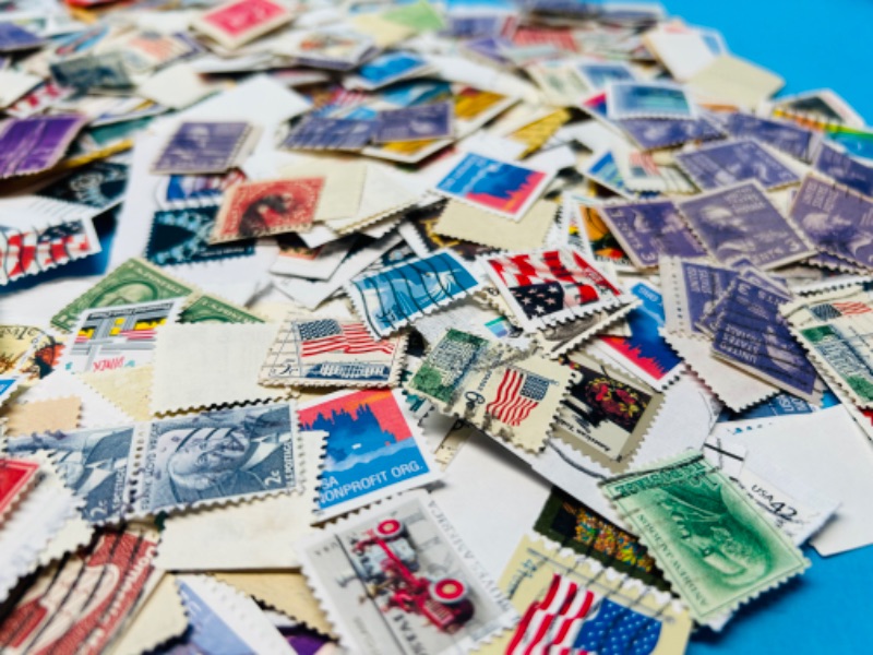 Photo 6 of 894957… hundreds of used stamps 