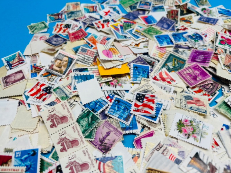 Photo 2 of 894958… hundreds of used stamps 