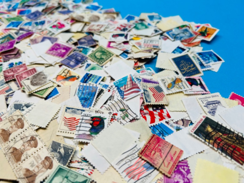 Photo 3 of 894958… hundreds of used stamps 