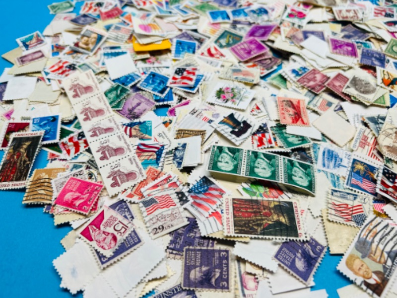 Photo 5 of 894958… hundreds of used stamps 