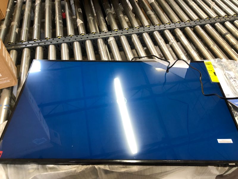 Photo 1 of SAMSUNG 43-Inch Class Crystal 4K UHD AU8000 Series HDR, 3 HDMI Ports, Motion Xcelerator, Tap View, PC on TV, Q Symphony, Smart TV with Alexa Built-In (UN43AU8000FXZA, 2021 Model) 43-Inch TV Only