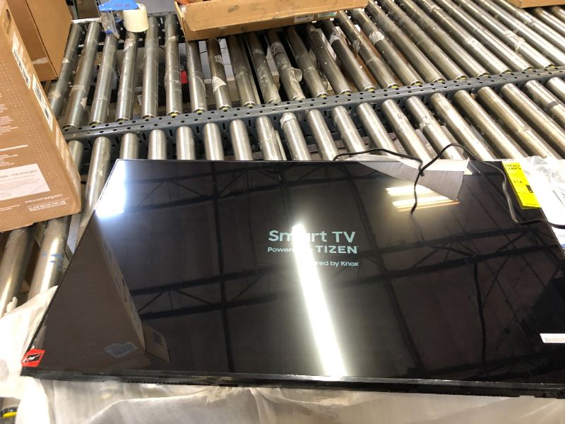 Photo 1 of SAMSUNG 43-Inch Class Crystal 4K UHD AU8000 Series HDR, 3 HDMI Ports, Motion Xcelerator, Tap View, PC on TV, Q Symphony, Smart TV with Alexa Built-In (UN43AU8000FXZA, 2021 Model) 43-Inch TV Only