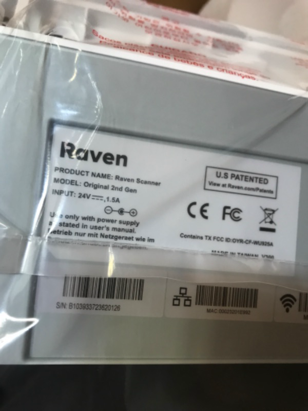 Photo 3 of Raven Original Document Scanner - Huge Touchscreen, Color Duplex Feeder (ADF), Wireless Scanning to Cloud, WiFi, Ethernet, USB, Home or Office Desktop (2nd Gen) White