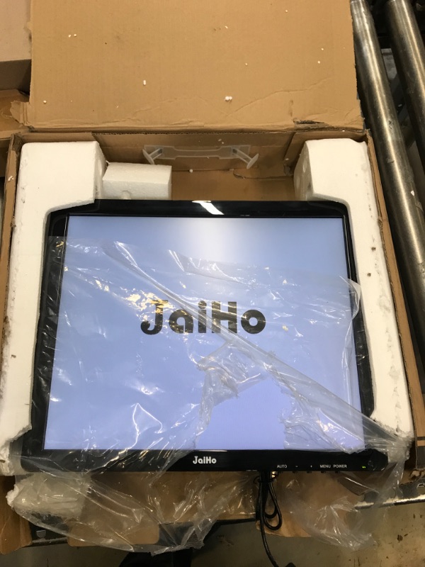 Photo 3 of JaiHo 17 Inch Widescreen TFT LCD Monitor, 1280x1024 Resolution 1080P 4:3 Full HD Monitor Color Display Screen with PC/BNC/VGA/AV/HDMI/USB Earphone Input, Built-in Dual Speakers 17 inch 1280x1024