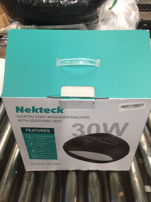 Photo 1 of Nekteck Foot Massager Machine with Heat, Deep Kneading Shiatsu Foot Massager with Air Compression, Soothe Muscles, Multiple Massage Modes & Adjustable Intensity Valentines Day Gifts for Her & Him